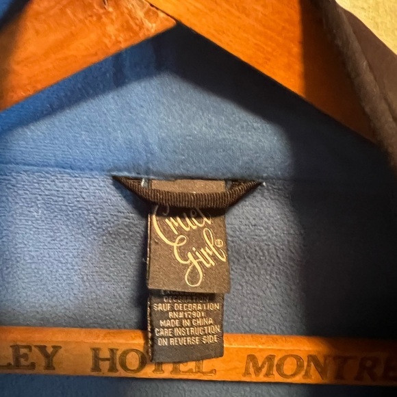 Cruel Girl Jacket.Black with blue. Size XL. - Picture 3 of 10